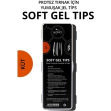 Tırnak Soft Gel Tips 120 Ad. (Küt)