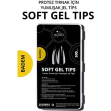 Tırnak Soft Gel Tips 500 Ad. (Badem)