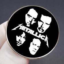 Metallica Broş, Amerikan Metal Rock Grubu Rozeti, Giyim, Aksesuar, Hediye Için Uygun (Yurt Dışından)