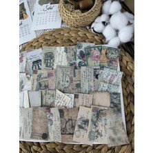 Selis Craft Kartpostal Mektup Temalı Vintage Sticker Scrapbook Seti Ajanda Planlayıcı Bullet Journal Scrapbooking Için Uygundur