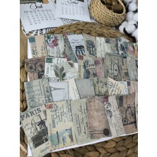 Selis Craft Kartpostal Mektup Temalı Vintage Sticker Scrapbook Seti Ajanda Planlayıcı Bullet Journal Scrapbooking Için Uygundur