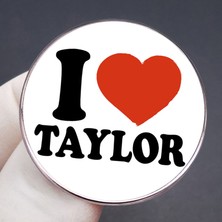 Taylor Swift Broş, Taylor Rozetini Seviyorum, Dış Giyim, Aksesuar, Hediye Için Uygun (Yurt Dışından)