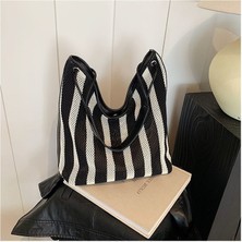 Dokuma Çanta, Kadin Büyük Kapasiteli Crossbody Çanta, Yaz Tek Omuz Içi Boş Çanta, Günlük Için Uygun, Tatil, Plaj (Yurt Dışından)