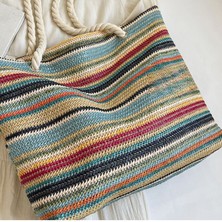 Kanvas Çanta, Kızlar Moda Büyük Kapasiteli Crossbody Çanta, Kadın Tote Çanta, Sınıf Commuting Kısa Vadeli Seyahat Için Uygun (Yurt Dışından)