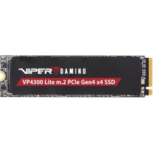 Patriot Viper VP4300 Lite 4tb 7400/6000MB/S Gen4 X4 Nvme M.2 SSD Disk (VP4300L4TBM28H)