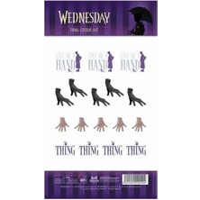 Miniso Wednesday Thing Sticker Set