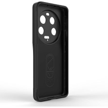 Case 4u Xiaomi Mi 13 Ultra Kılıf Esnek Tpu Oyuklu Arka Yüzey Tasarımlı Etnik Silikon Kapak Siyah