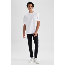 DeFacto Carlo Skinny Fit Ekstra Dar Kalıp Normal Bel Ekstra Dar Paça Jean Pantolon R8763AZ23SP