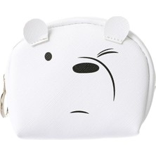 Miniso We Bare Bears Lisanslı Oval Mini Çanta - Kutup Ayısı