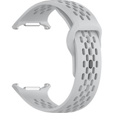 AktarMobile Samsung Galaxy Watch Ultra 47 mm Uyumlu Delikli Silikon Kordon Özel Pim Soft Jel Silikon Spor Kayış