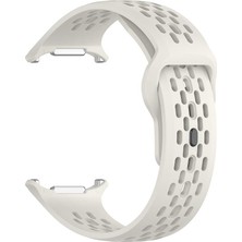 Samsung Galaxy Watch Ultra 47 mm Uyumlu Delikli Silikon Kordon Özel Pim Soft Jel Silikon Spor Kayış