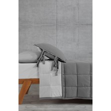 Elart Madelyn Tek Kişilik Yatak Seti 4 Parça Antrasit