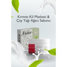 Kırmızı Kil Sabun & Çay Ağacı Yağlı Sabun Seti