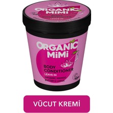 Organic Mimi Vücut Nemlendiricisi Mango Ve Nilüfer Çiçeği Hafif Vücut Bakım Kremi 200 ml Body Conditioner