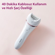 PHILIPS 8000 SERISI BRE700/05 ISLAK KURU EPILASYON ALETI