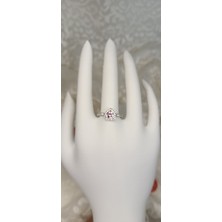 Lilly And Molly Jewelry Kalpli Zirkon Taşlı Çelik Yüzük