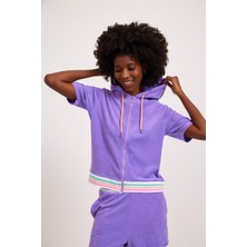 Kadın Fairytale Havlu Sweatshirt Mor