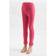 Katia & Bony Pamuklu Çocuk Tayt Pantolon Koyu Pembe
