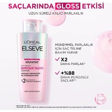 Elseve Glycolic Gloss Mükemmel Parlaklık Şampuan 200ML + Glycolic Gloss Pürüzsüzleştirici Saç Kremi 150ML
