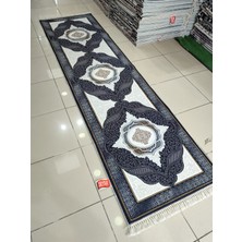 Zeyra Home 80X300 Makinada Yıkanabilir Dijital Baskı Kaymaz Dod Taban 3,5mm Süngerli  Yolluk