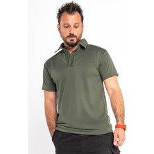 Maxi-Dry Aşırı Terleme Önleyici Polo Yaka Erkek Tişört, Islaklık Sızdırmaz, Çift Katmanlı