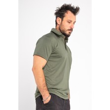 Maxi-Dry Aşırı Terleme Önleyici Polo Yaka Erkek Tişört, Islaklık Sızdırmaz, Çift Katmanlı