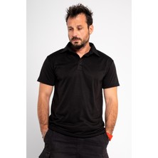 Maxi-Dry Aşırı Terleme Önleyici Polo Yaka Erkek Tişört, Islaklık Sızdırmaz, Çift Katmanlı