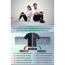 Maxi-Dry Aşırı Terleme Önleyici Polo Yaka Erkek Tişört, Islaklık Sızdırmaz, Çift Katmanlı