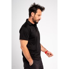 Maxi-Dry Aşırı Terleme Önleyici Polo Yaka Erkek Tişört, Islaklık Sızdırmaz, Çift Katmanlı