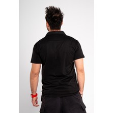 Maxi-Dry Aşırı Terleme Önleyici Polo Yaka Erkek Tişört, Islaklık Sızdırmaz, Çift Katmanlı