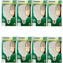 Sylvania 18W 3000K (Sarı Işık) E27 Duylu Torch Ampul (8 Adet)