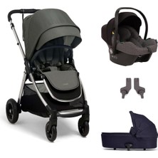 Mamas & Papas Mamas Papas Flip Xt 3 Portbebeli Travel Sistem Bebek Arabası Harbour Grey