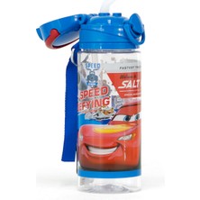 Oppland Erkek Çocuk Suluk Matara Lisanslı Orijinal Frozen Spider Man Cars Pipetli 500 ml Pp Içermez