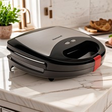 Homend Toastbuster 1325H Waffle Plakalı Portatif Tasarım Tost Makinesi