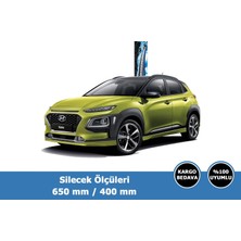 Sentinel Hyundai  Kona Muz Silecek Takımı 2017-2021 650X400 (Cam Sabunu Hediyeli)