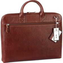 Aka Deri Taba Deri Evrak Çantası 239