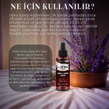 Onka Farma Sleepmix Uyku Yastık Spreyi 100 ml (Gül & Lavanta) Rahatlatıcı Dinlenme Spreyi Sleep Pillow Spray