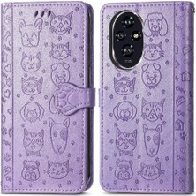 Mellow Shop Onur Için Flip Case 200 Pro Kısa Kayış Deri Kılıf Darbeye Karikatür (Yurt Dışından)