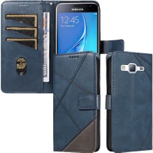 Mellow Shop Samsung Galaxy J3 2016 Deri Telefon Koruma Çantası ile Flip Case (Yurt Dışından)