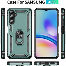 Seniee Samsung Galaxy A05S Kılıf, [askeri Sınıf] 16FT. Düşme Testli Darbeye Dayanıklı Telefon Kılıfı Manyetik Ayaklı (Yurt Dışından)