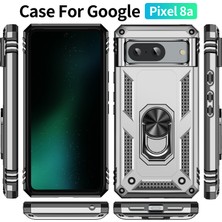 Seniee Google Pixel 8A Kılıf, [askeri Sınıf] 16FT. Düşme Testli Darbeye Dayanıklı Telefon Kılıfı Manyetik Ayaklı (Yurt Dışından)