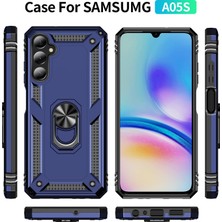 Seniee Samsung Galaxy A05S Kılıf, [askeri Sınıf] 16FT. Düşme Testli Darbeye Dayanıklı Telefon Kılıfı Manyetik Ayaklı (Yurt Dışından)