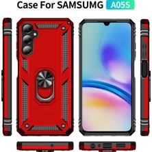 Seniee Samsung Galaxy A05S Kılıf, [askeri Sınıf] 16FT. Düşme Testli Darbeye Dayanıklı Telefon Kılıfı Manyetik Ayaklı (Yurt Dışından)