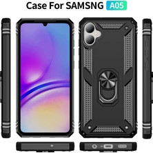 Seniee Samsung Galaxy A05 Kılıf, [askeri Sınıf] 16FT. Düşme Testli Darbeye Dayanıklı Telefon Kılıfı Manyetik Ayaklı (Yurt Dışından)