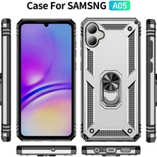 Seniee Samsung Galaxy A05 Kılıf, [askeri Sınıf] 16FT. Düşme Testli Darbeye Dayanıklı Telefon Kılıfı Manyetik Ayaklı (Yurt Dışından)