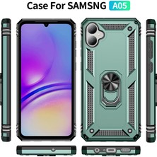 Seniee Samsung Galaxy A05 Kılıf, [askeri Sınıf] 16FT. Düşme Testli Darbeye Dayanıklı Telefon Kılıfı Manyetik Ayaklı (Yurt Dışından)