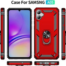 Seniee Samsung Galaxy A05 Kılıf, [askeri Sınıf] 16FT. Düşme Testli Darbeye Dayanıklı Telefon Kılıfı Manyetik Ayaklı (Yurt Dışından)