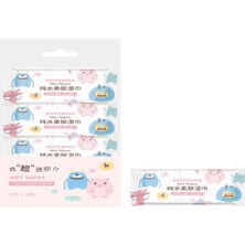 Miniso Canavar Desenli Mini Islak Mendil 8x8 adet