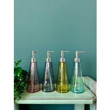 Luca Mia Piramit Cam Renkli Sıvı Sabunluk