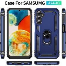 Seniee Samsung Galaxy A24 Kılıf, [askeri Sınıf] 16FT. Düşme Testli Darbeye Dayanıklı Telefon Kılıfı Manyetik Ayaklı (Yurt Dışından)